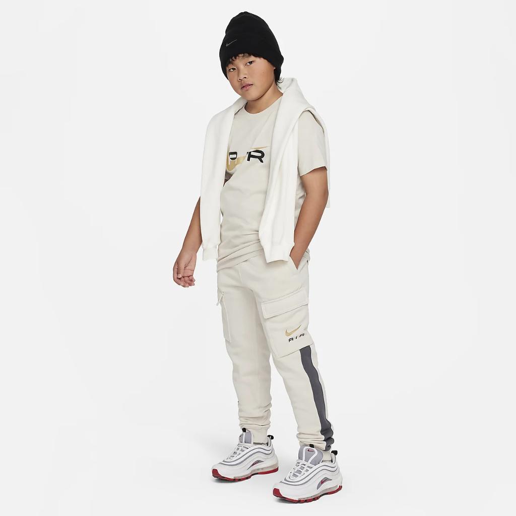 Nike Air Big Kids&#039; Fleece Cargo Pants FV2342-104