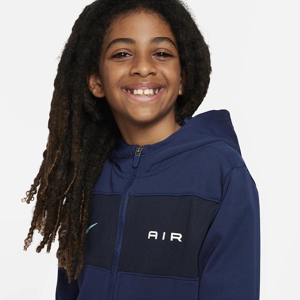Nike Air Big Kids&#039; (Boys&#039;) Full-Zip Hoodie FV2344-410