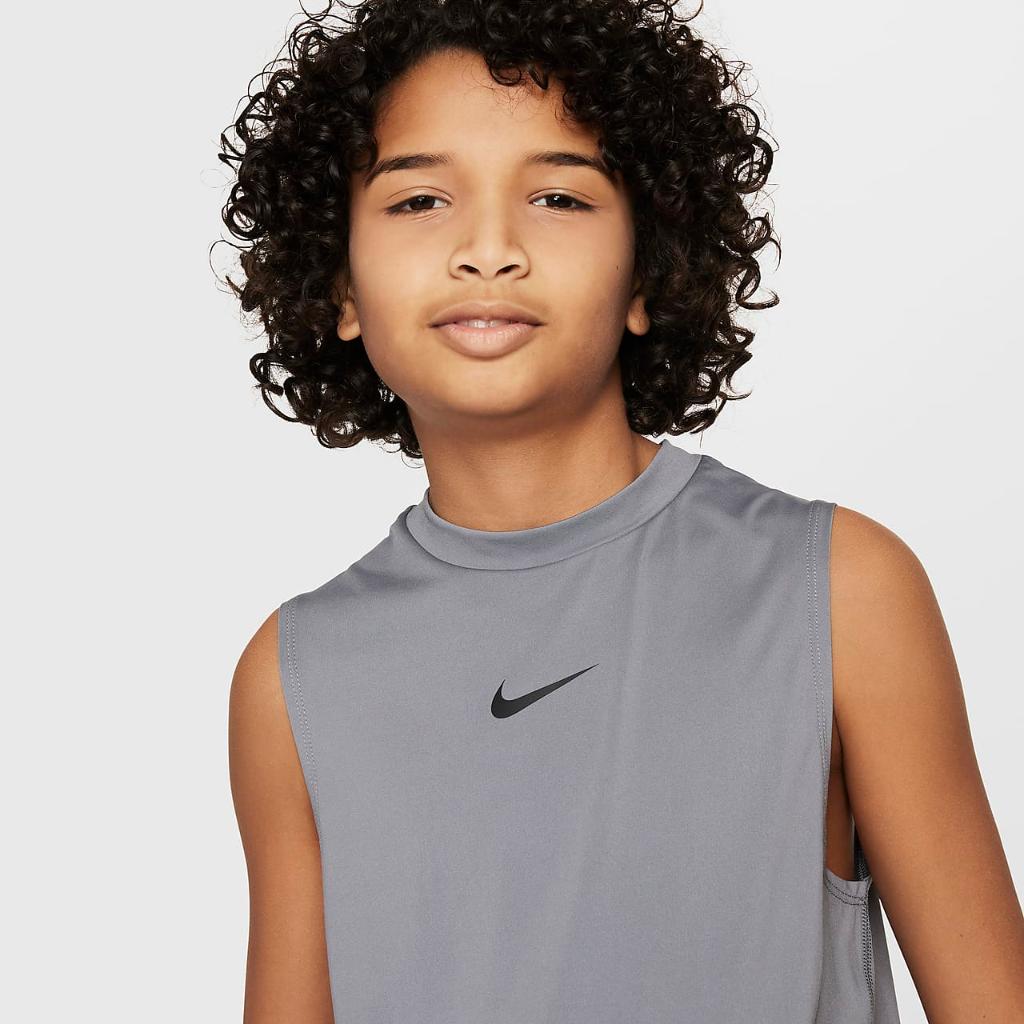 Nike Pro Big Kids&#039; (Boys&#039;) Sleeveless Top FV2419-084
