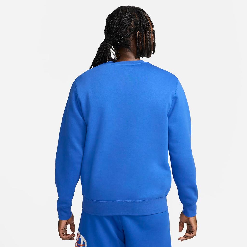 Nike Club Fleece Men&#039;s Long-Sleeve Crew-Neck Sweatshirt FV4445-480