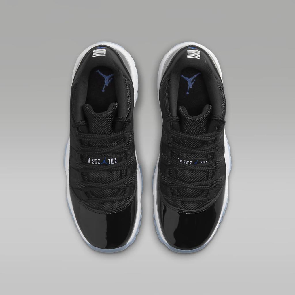 Air Jordan 11 Retro Low &quot;Black/Varsity Royal&quot; Big Kids&#039; Shoes FV5121-004