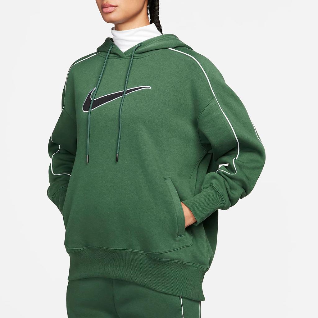Nike Sportswear Women&#039;s Oversized Fleece Pullover Hoodie FV5311-323