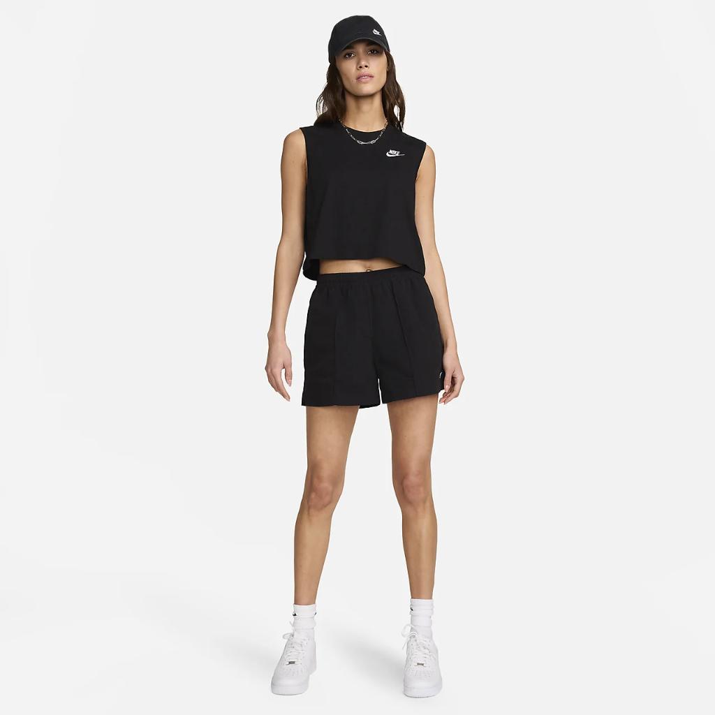 Nike Sportswear Club Women&#039;s Sleeveless Cropped Top FV5505-010