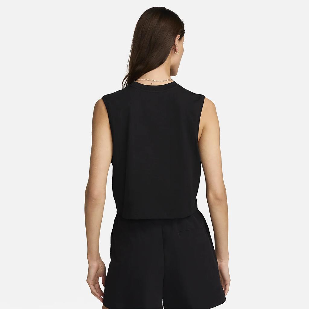 Nike Sportswear Club Women&#039;s Sleeveless Cropped Top FV5505-010