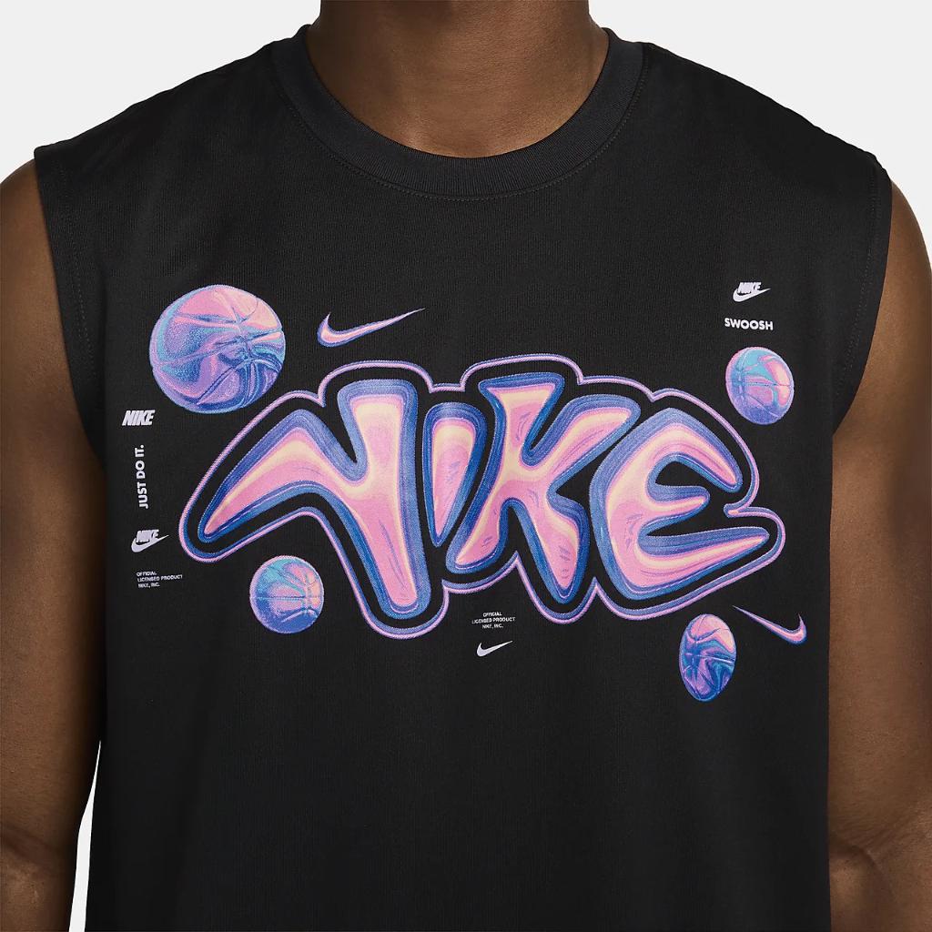 Nike Men&#039;s Dri-FIT Sleeveless Basketball T-Shirt FV8414-010