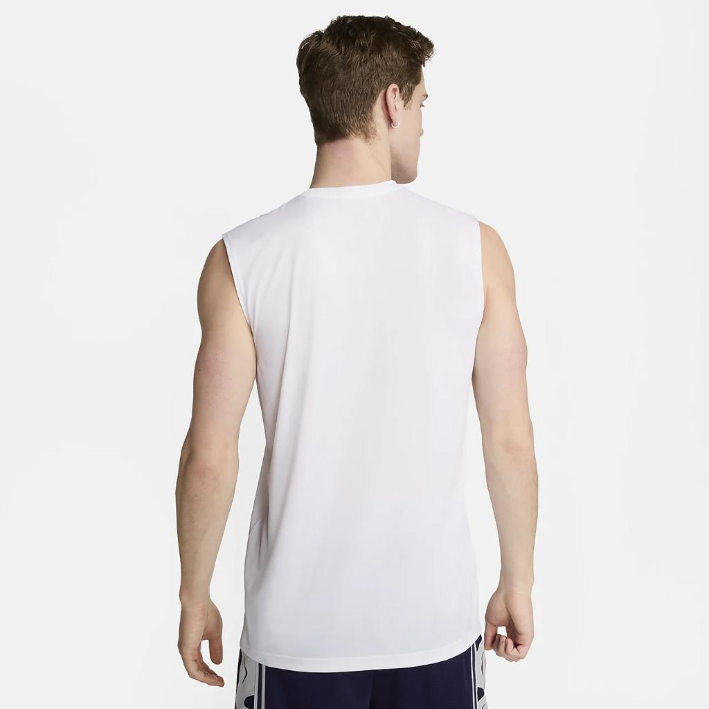 Nike Men&#039;s Dri-FIT Sleeveless Basketball T-Shirt FV8414-100
