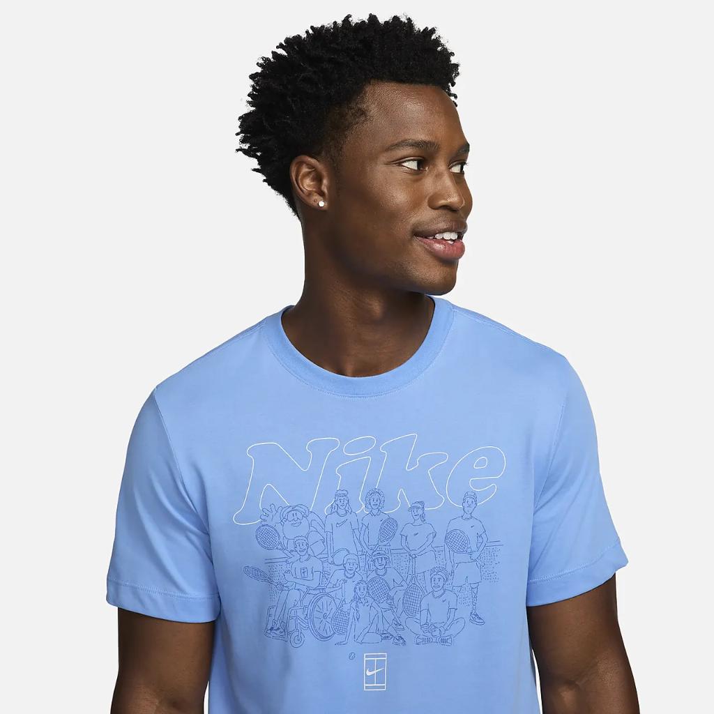 NikeCourt Men&#039;s Dri-FIT Tennis T-Shirt FV8432-412