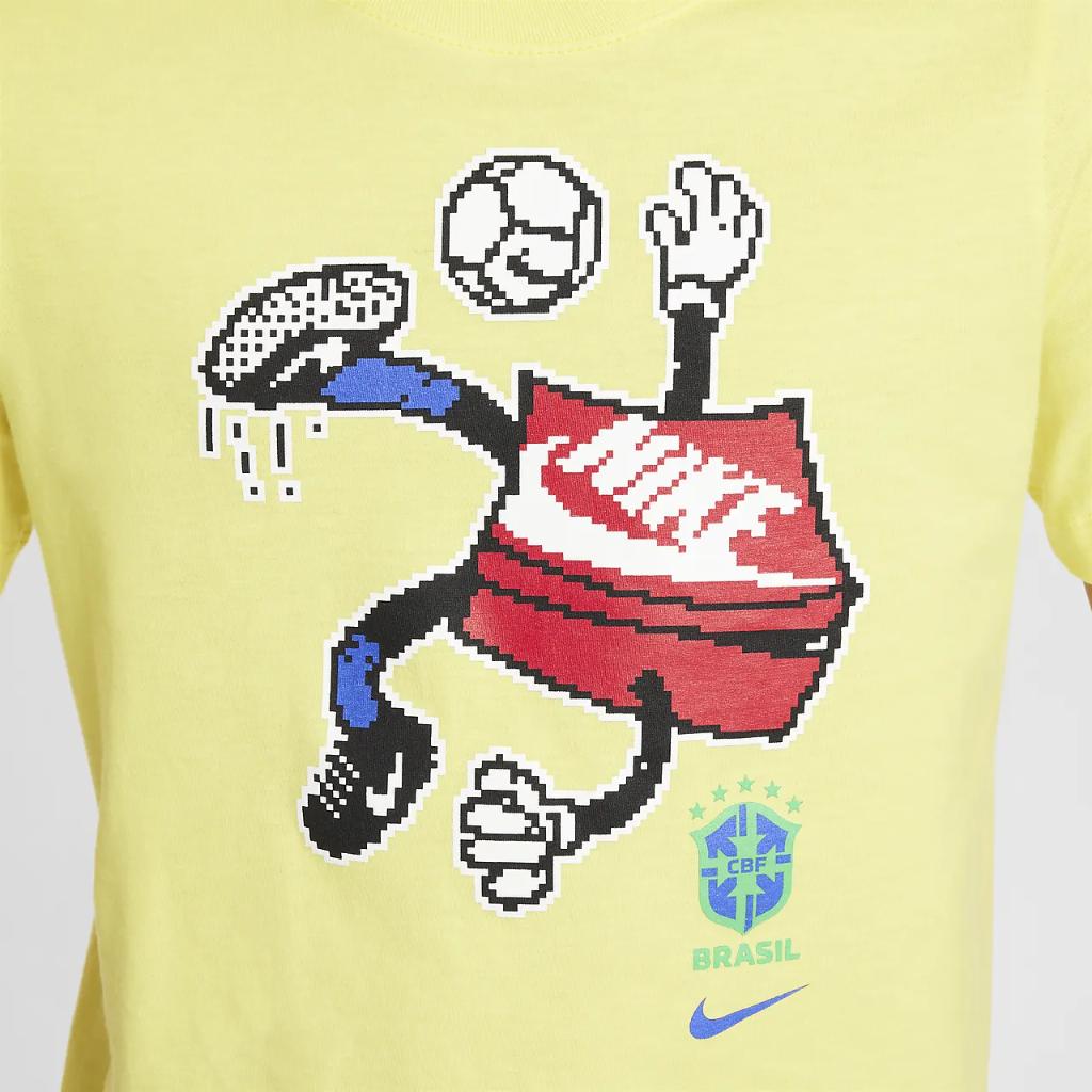 Brazil Big Kids&#039; Nike Soccer T-Shirt FZ0192-740