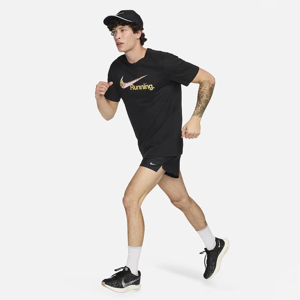 Nike Men&#039;s Dri-FIT Running T-Shirt FZ0564-010