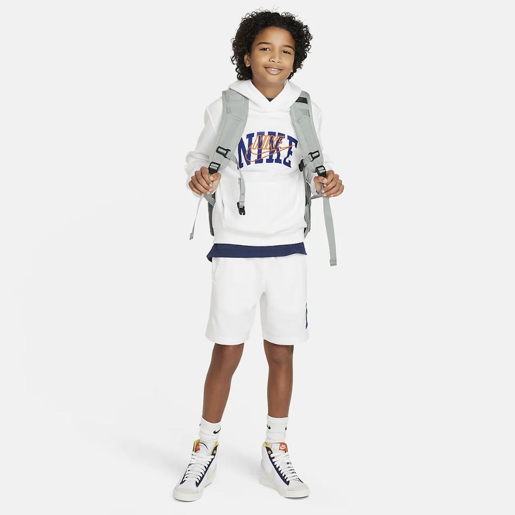 Nike Sportswear Club Fleece Big Kids&#039; Pullover Hoodie FZ1403-100