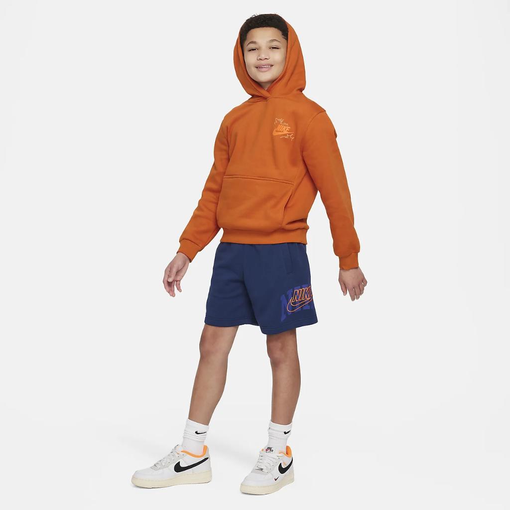 Nike Sportswear Club Fleece Big Kids&#039; Shorts FZ1411-410