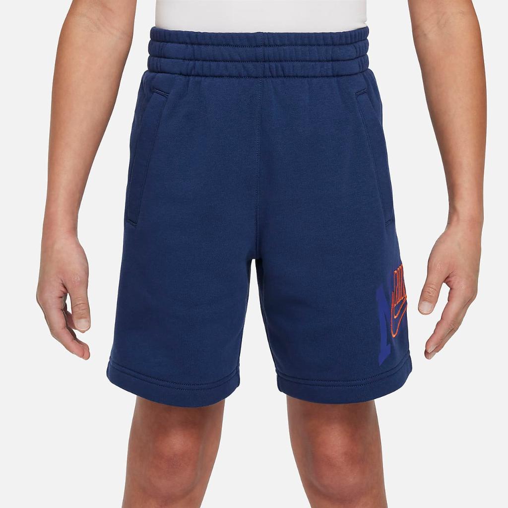 Nike Sportswear Club Fleece Big Kids&#039; Shorts FZ1411-410