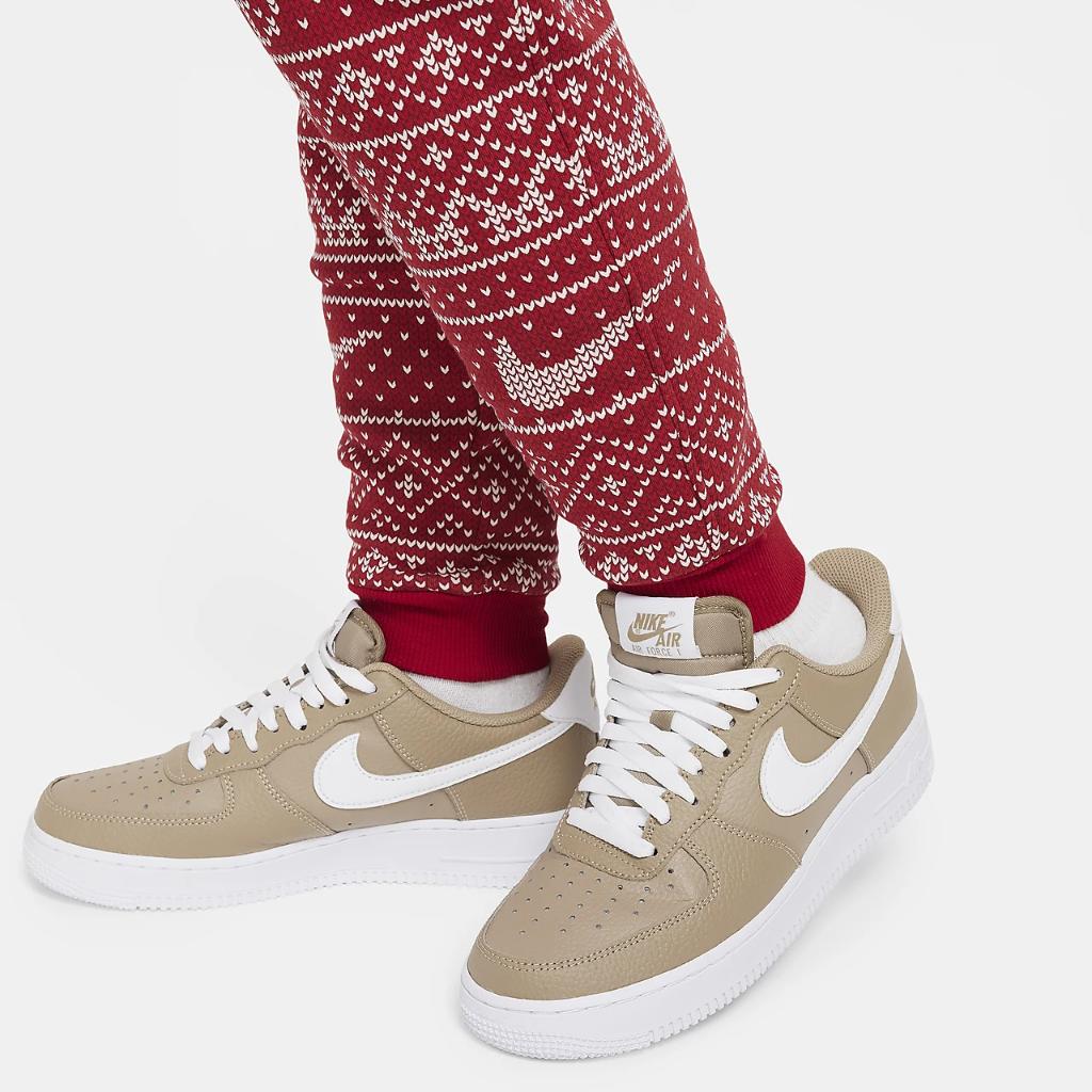 Nike Sportswear Club Fleece Big Kids&#039; Holiday Joggers FZ2896-687