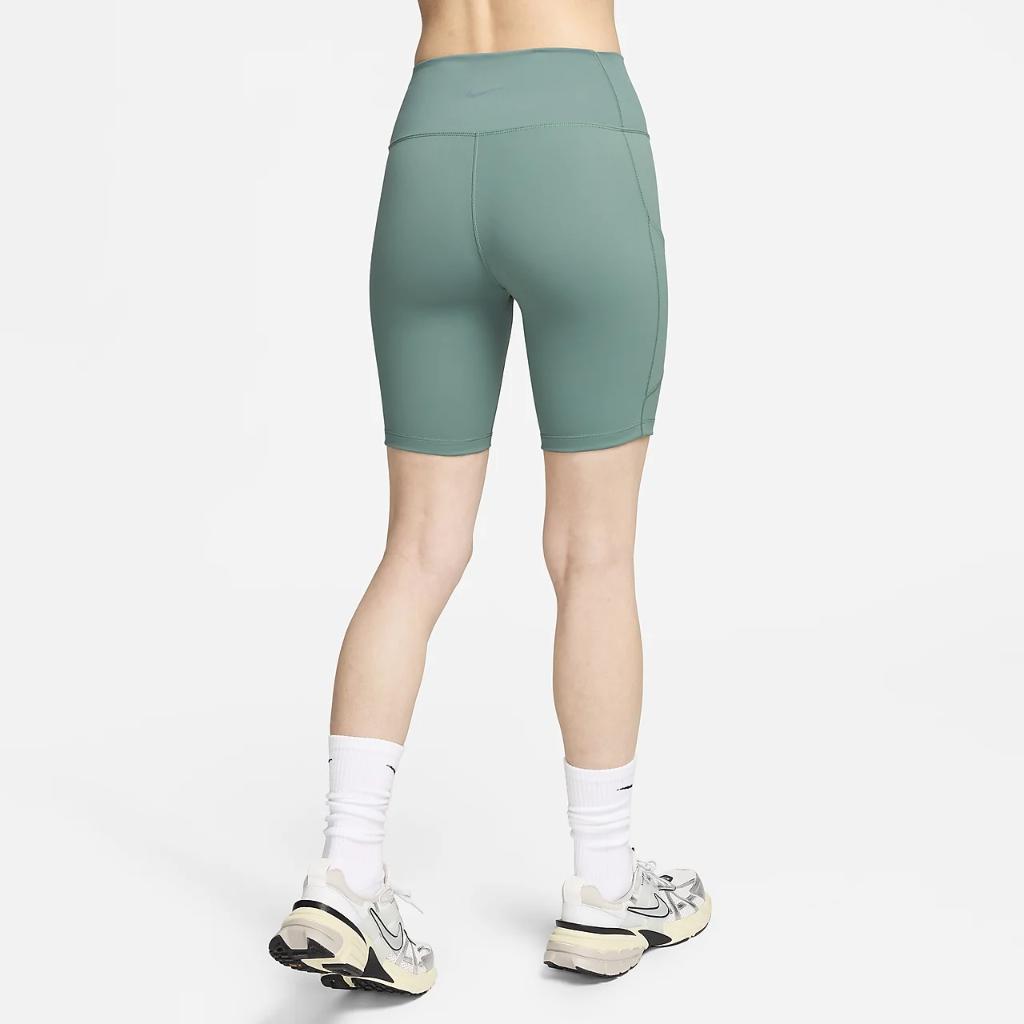 Nike One Women&#039;s High-Waisted 8&quot; Biker Shorts with Pockets FZ6758-361