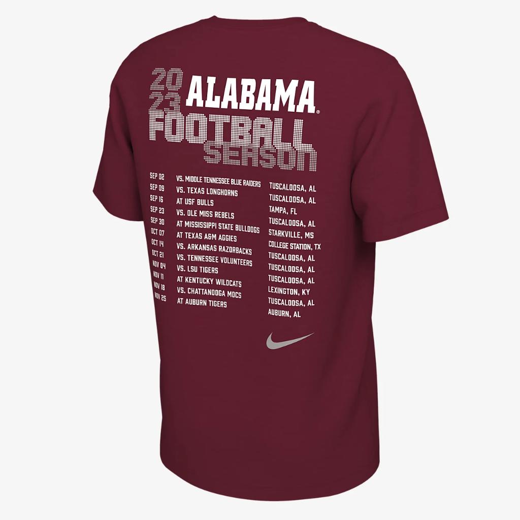Alabama Schedule Men&#039;s Nike College T-Shirt HF4089-613