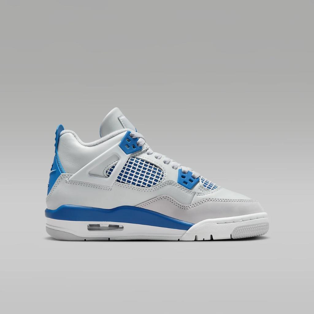 Air Jordan 4 Retro &quot;Industrial Blue&quot; Big Kids&#039; Shoes HF4281-141
