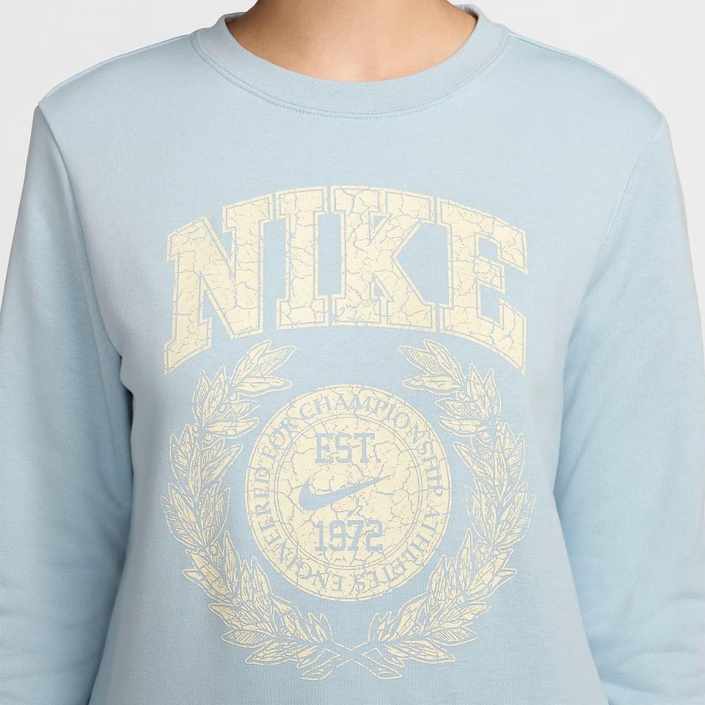 Nike Sportswear Club Fleece Women&#039;s Crew-Neck Sweatshirt HF4503-440