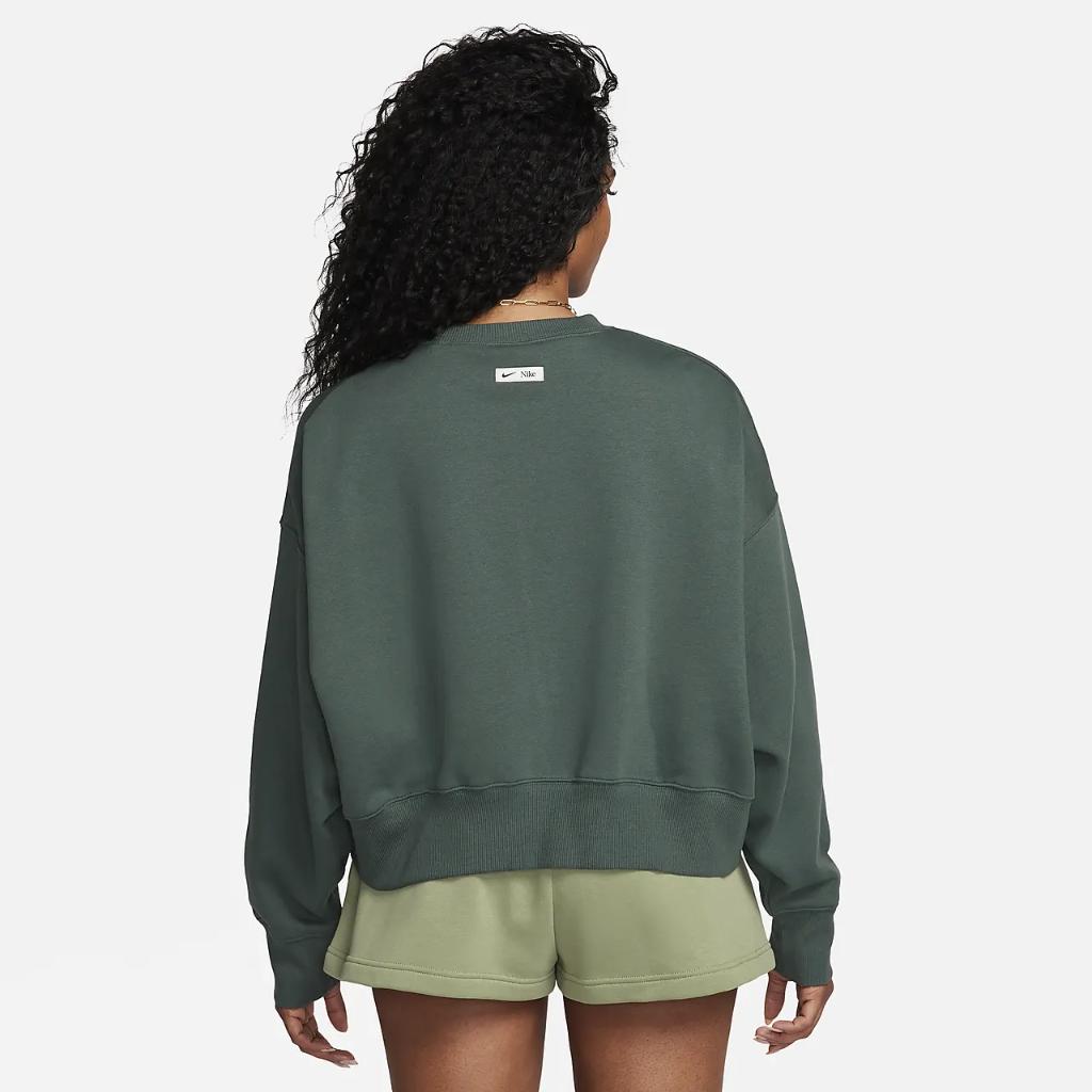 Nike Sportswear Phoenix Fleece Women&#039;s Oversized Cropped Crew-Neck Sweatshirt HF4511-338