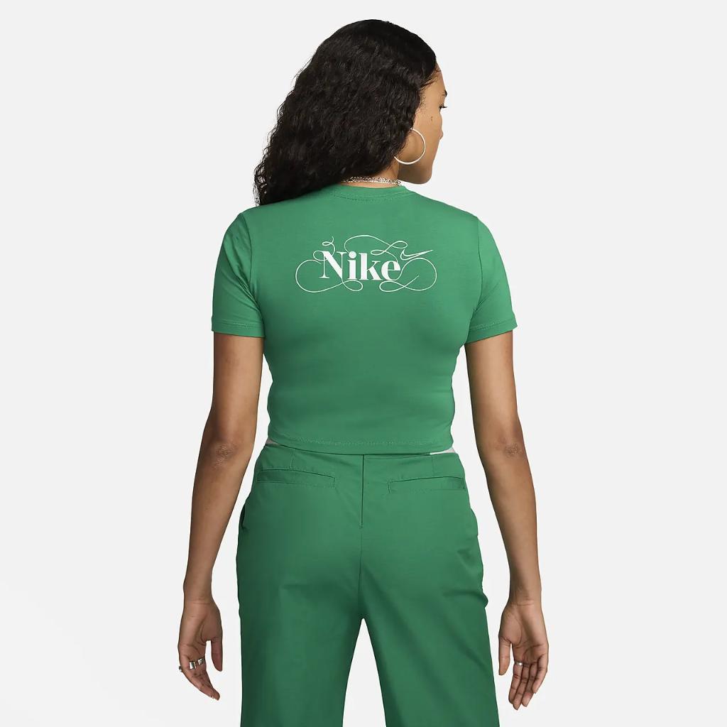 Nike Sportswear Essential Women&#039;s Slim Cropped T-Shirt HF4516-365