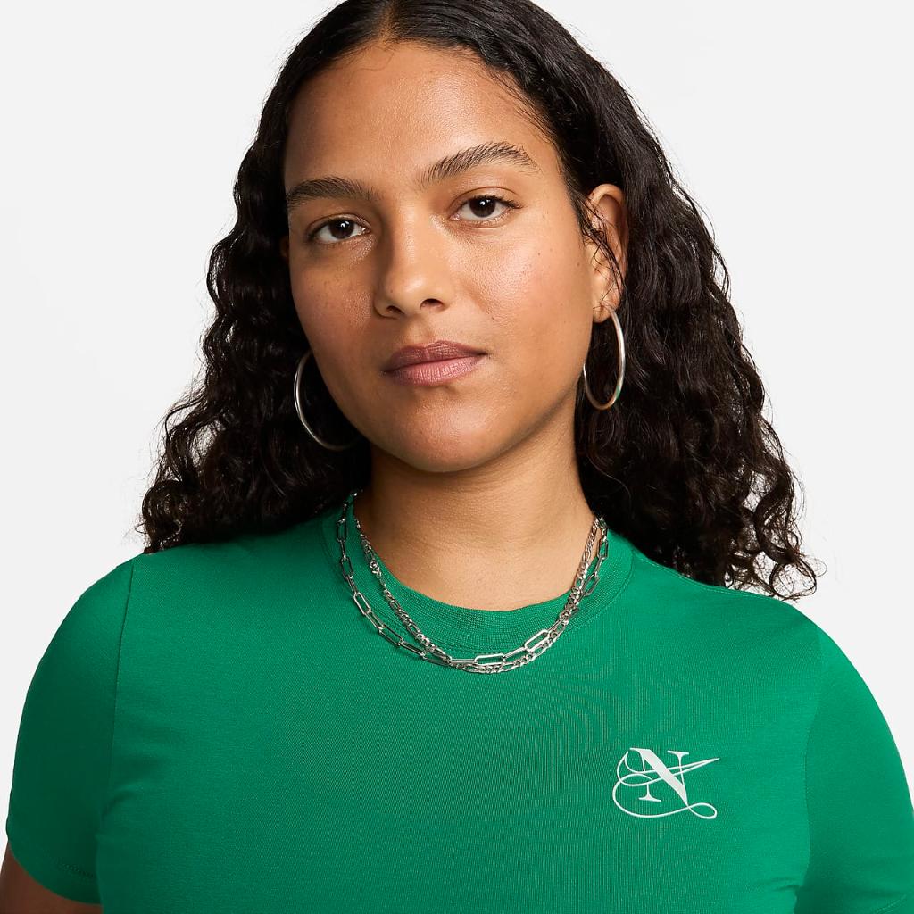 Nike Sportswear Essential Women&#039;s Slim Cropped T-Shirt HF4516-365