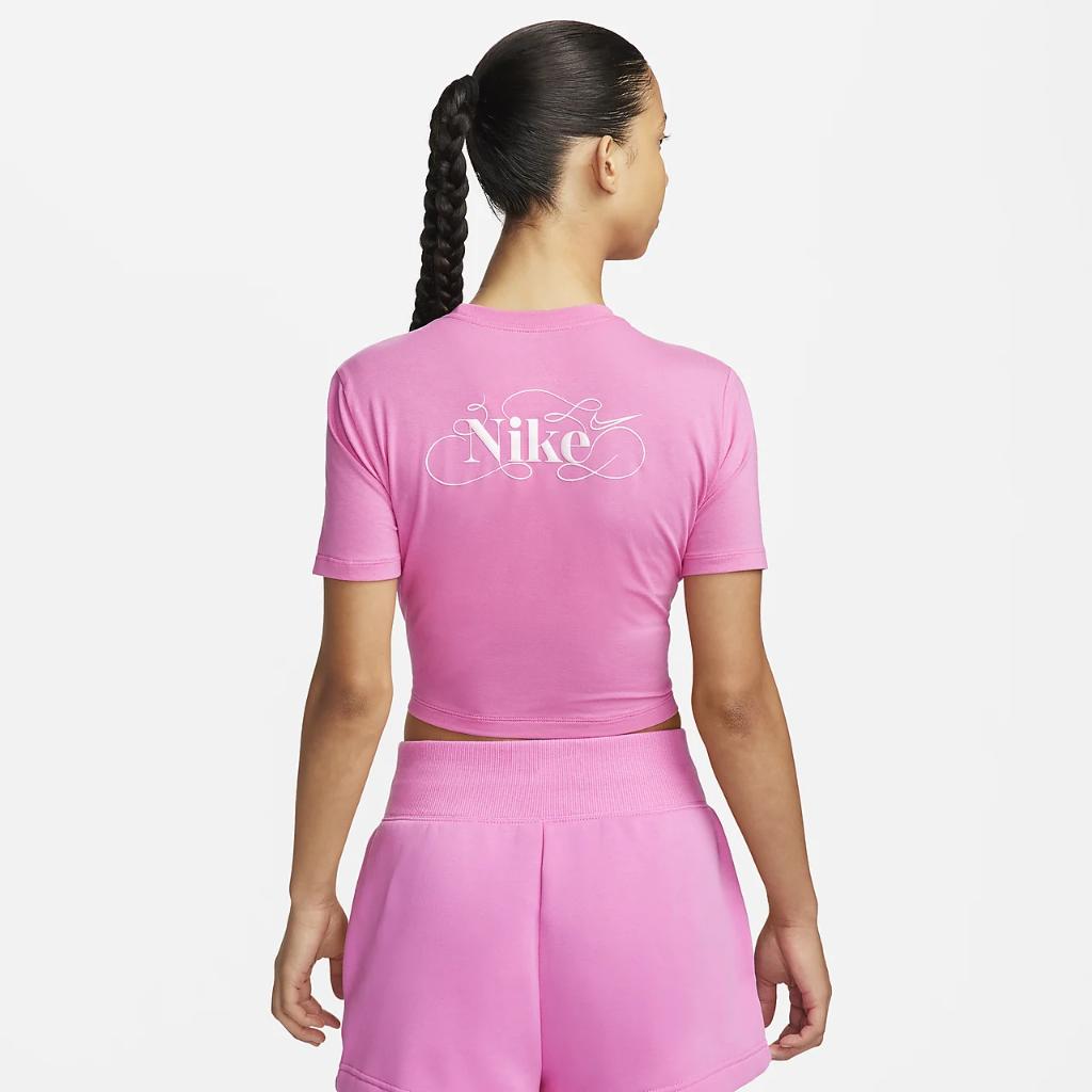 Nike Sportswear Essential Women&#039;s Slim Cropped T-Shirt HF4516-675