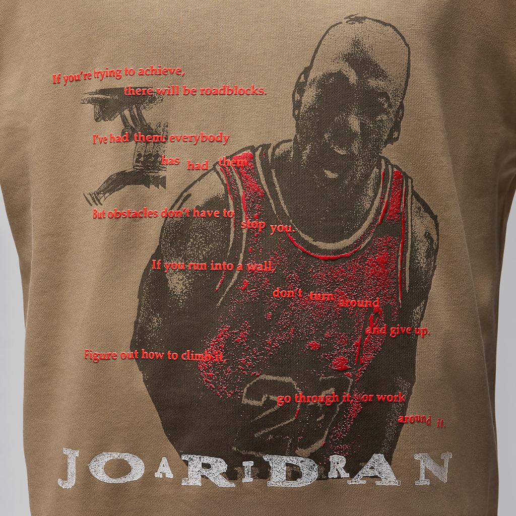 Jordan Essentials Men&#039;s Loopback Fleece Crew-Neck Sweatshirt HF4544-247