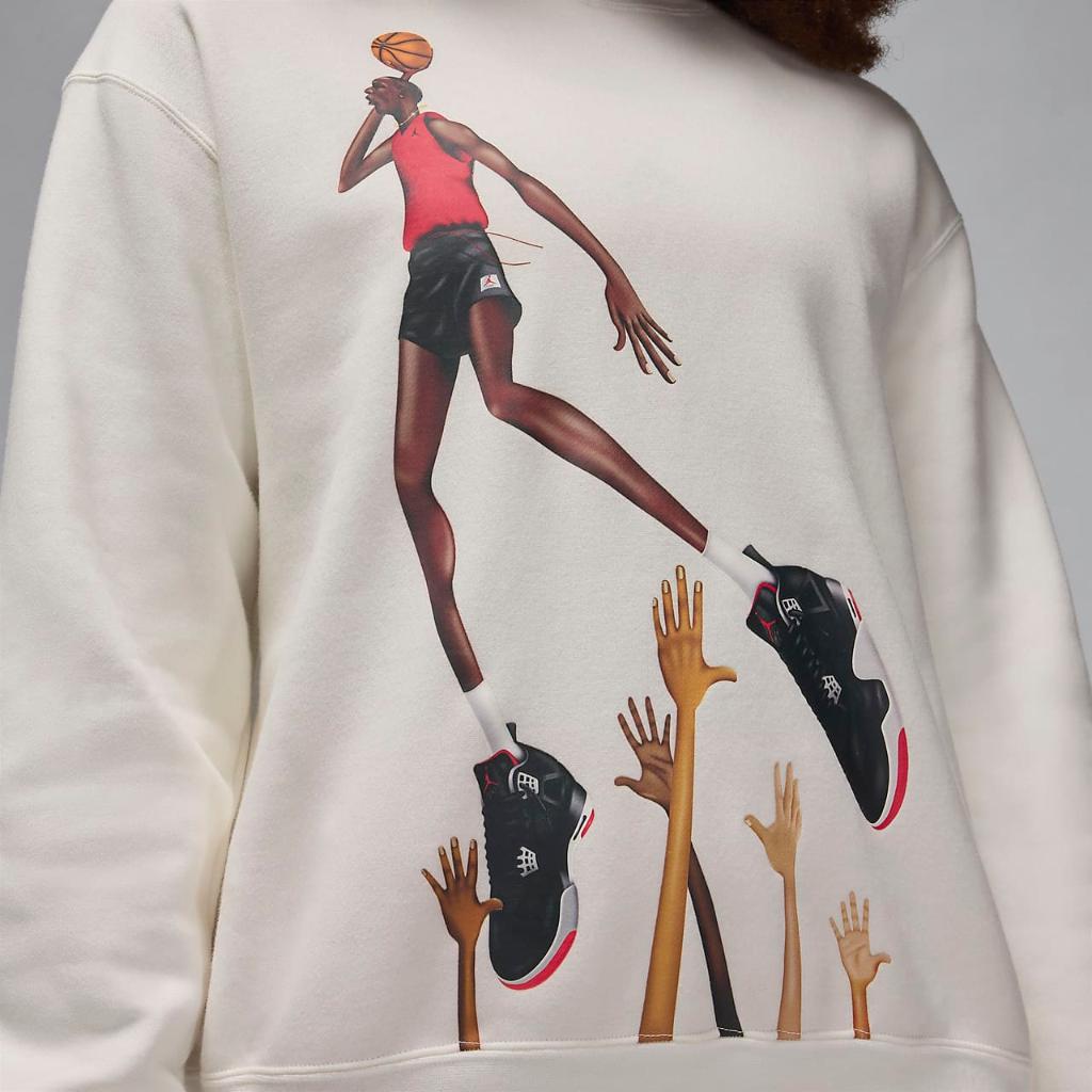 Jordan Artist Series by Darien Birks Women&#039;s Fleece Crew-Neck Sweatshirt HF5476-133