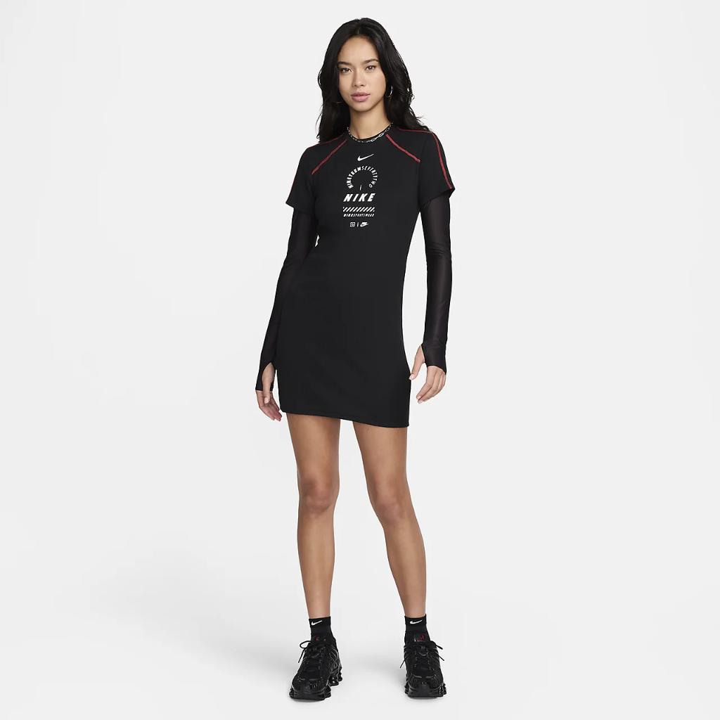Nike Sportswear Women&#039;s Short-Sleeve Dress HF5955-010