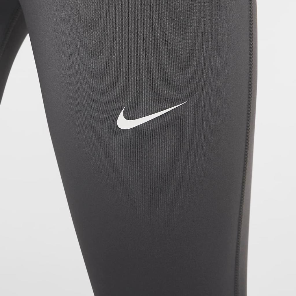 Nike Pro Women&#039;s High-Waisted 7/8 Mesh-Paneled Leggings HF5963-068