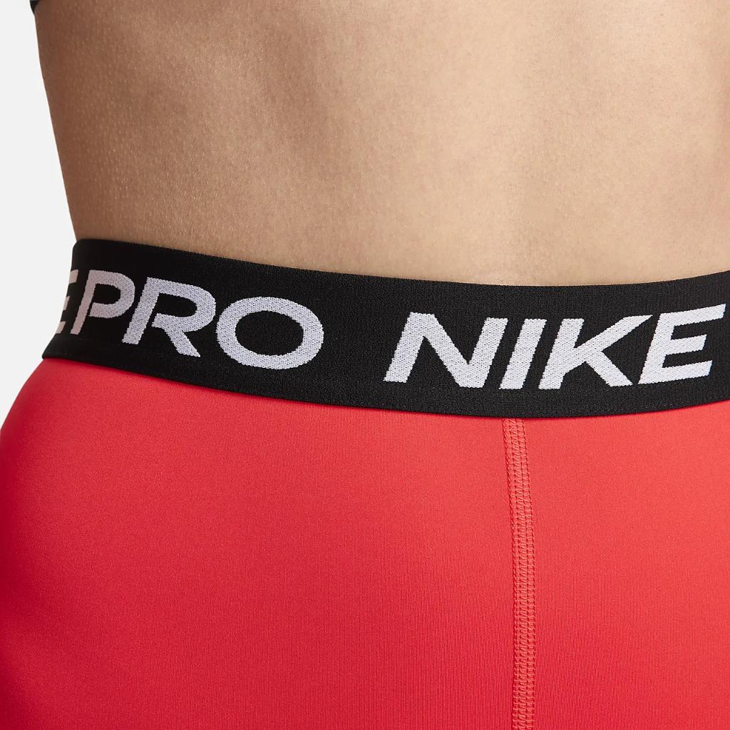 Nike Pro Women&#039;s High-Waisted 7/8 Mesh-Paneled Leggings HF5963-696
