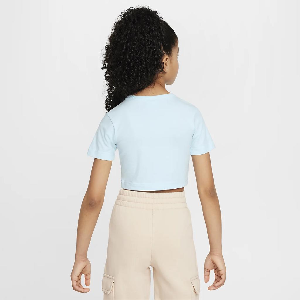 Nike Sportswear Big Kids&#039; (Girls&#039;) Crop T-Shirt HJ6231-474
