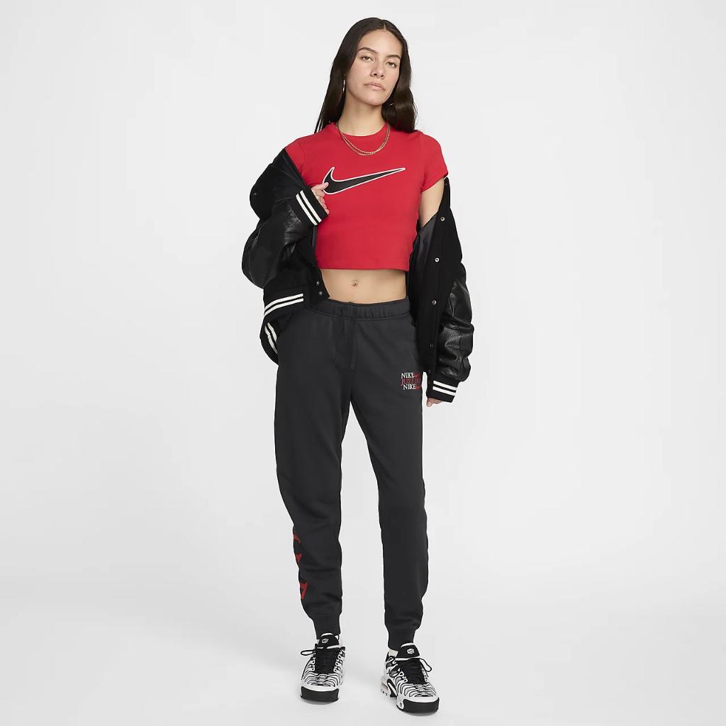 Nike Sportswear Club Fleece Women&#039;s Mid-Rise Joggers HJ6514-045