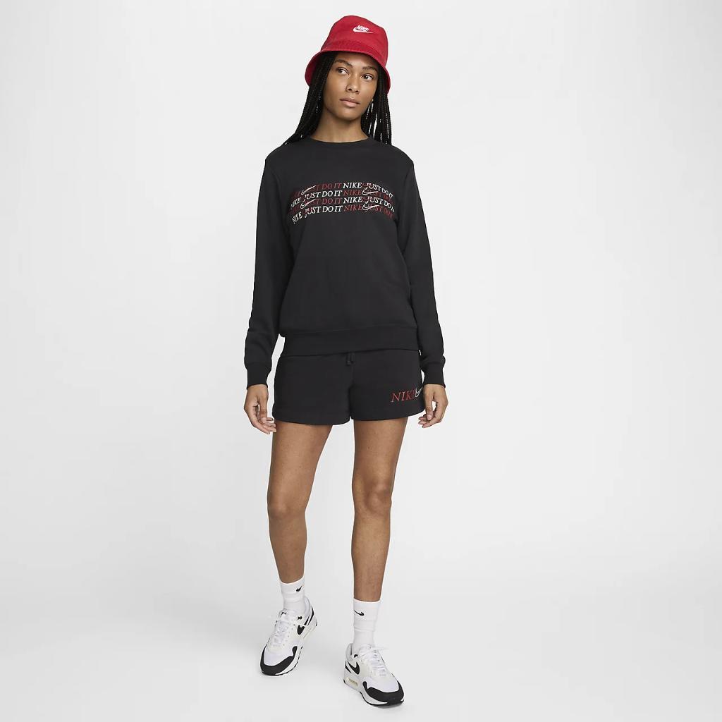 Nike Sportswear Club Fleece Women&#039;s Crew-Neck Sweatshirt HJ6516-045