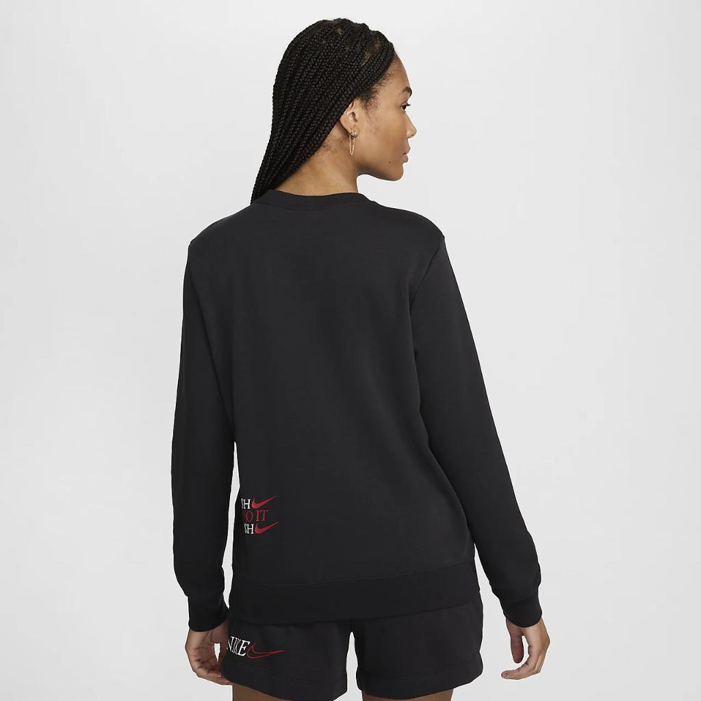 Nike Sportswear Club Fleece Women&#039;s Crew-Neck Sweatshirt HJ6516-045