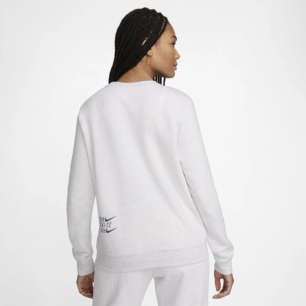 Nike Sportswear Club Fleece Women&#039;s Crew-Neck Sweatshirt HJ6516-051
