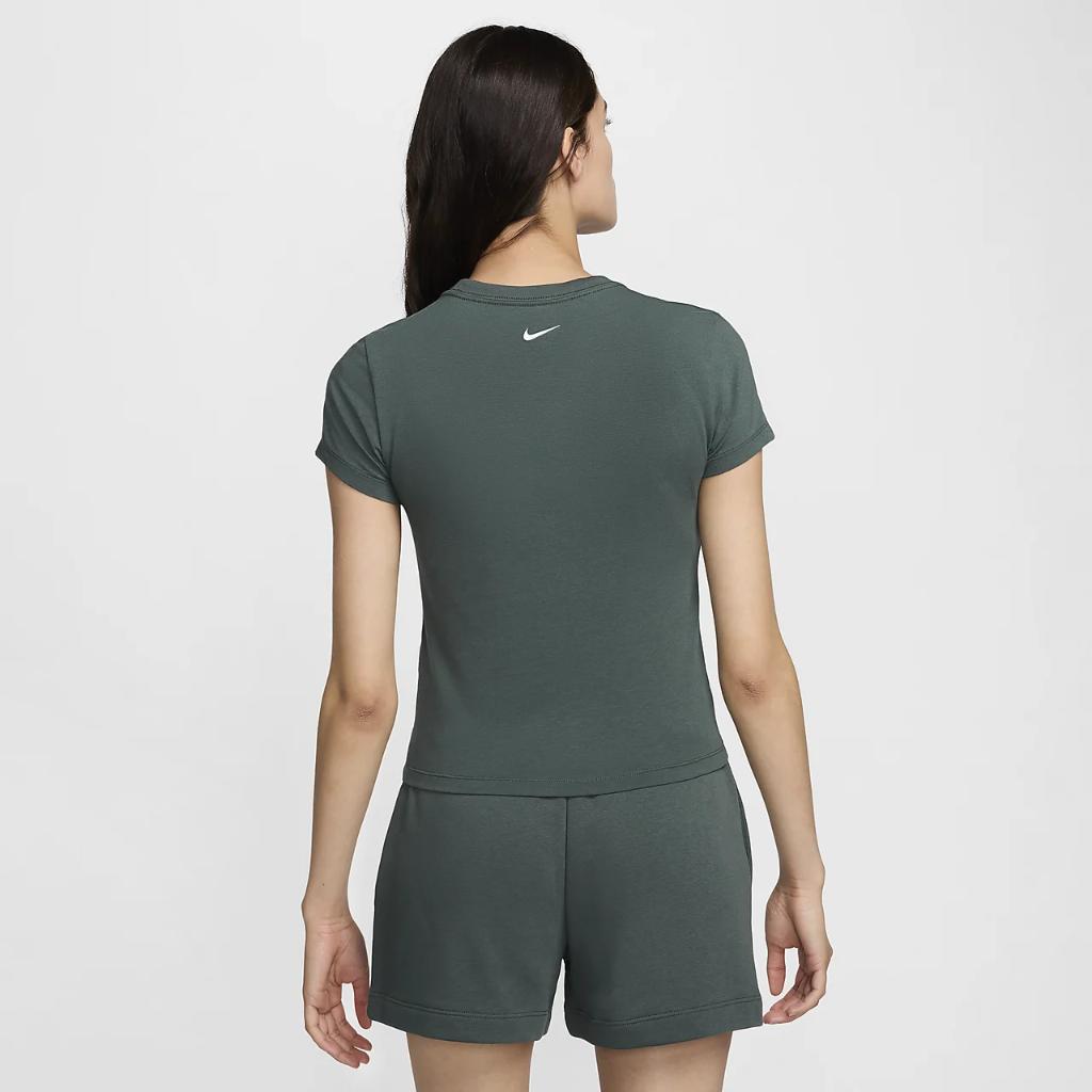 Nike Sportswear Chill Knit Women&#039;s Cropped T-Shirt HJ6522-338