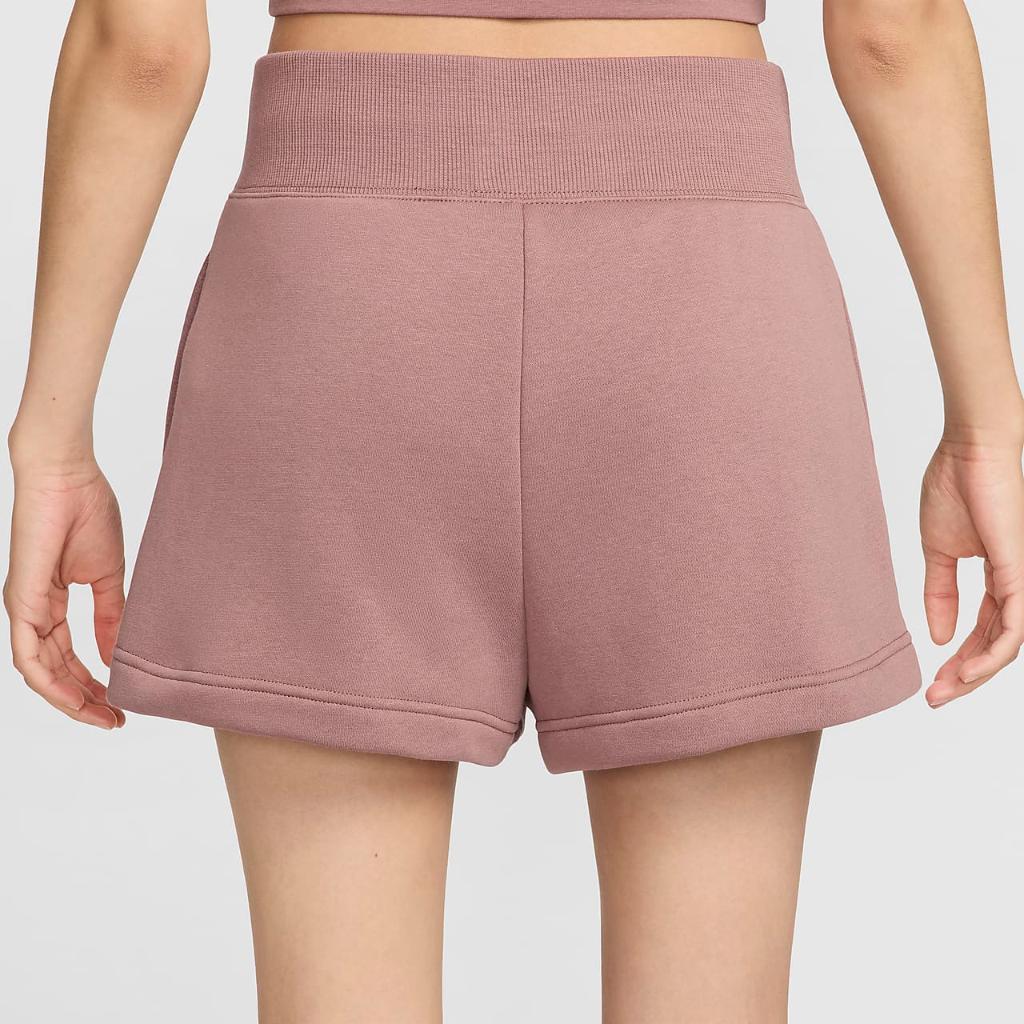 Nike Sportswear Phoenix Fleece Women&#039;s High-Waisted Shorts HJ6525-208