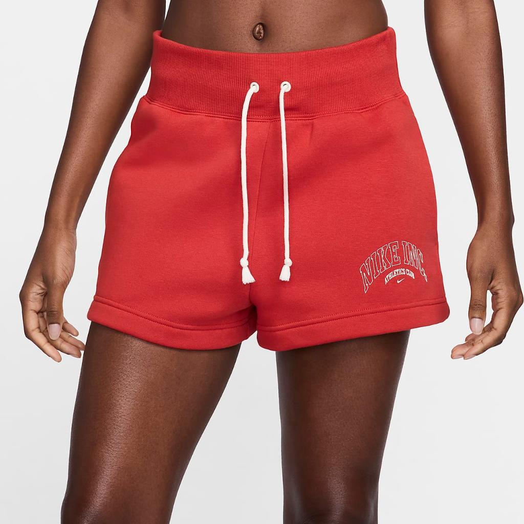Nike Sportswear Phoenix Fleece Women&#039;s High-Waisted Shorts HJ6525-642