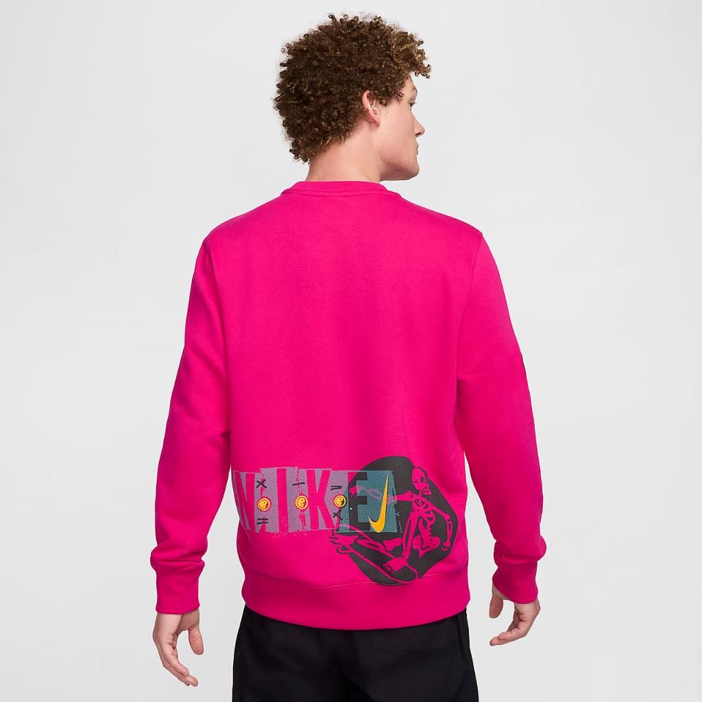 Nike Sportswear Club Fleece Men&#039;s Crew-Neck French Terry Sweatshirt HJ6883-615