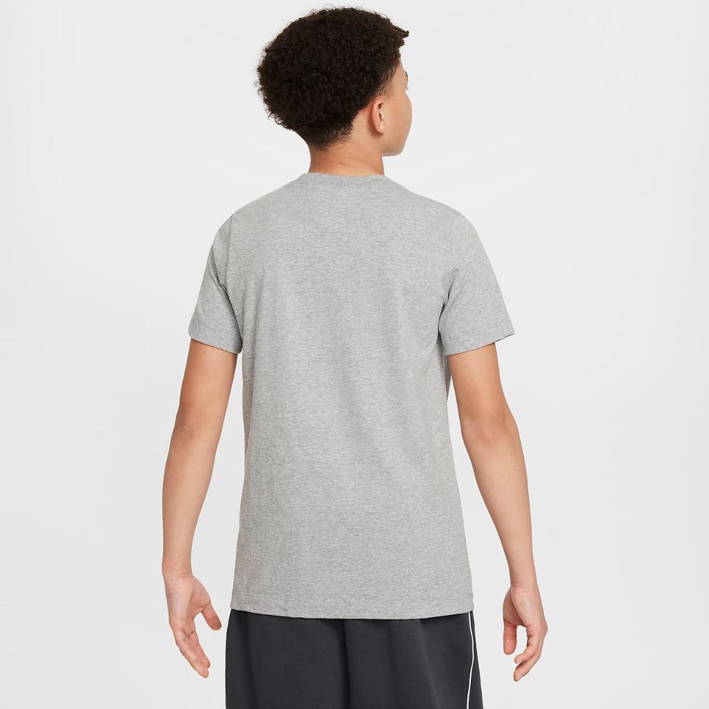 Nike Sportswear Big Kids&#039; Crew-Neck T-Shirt HQ2320-063