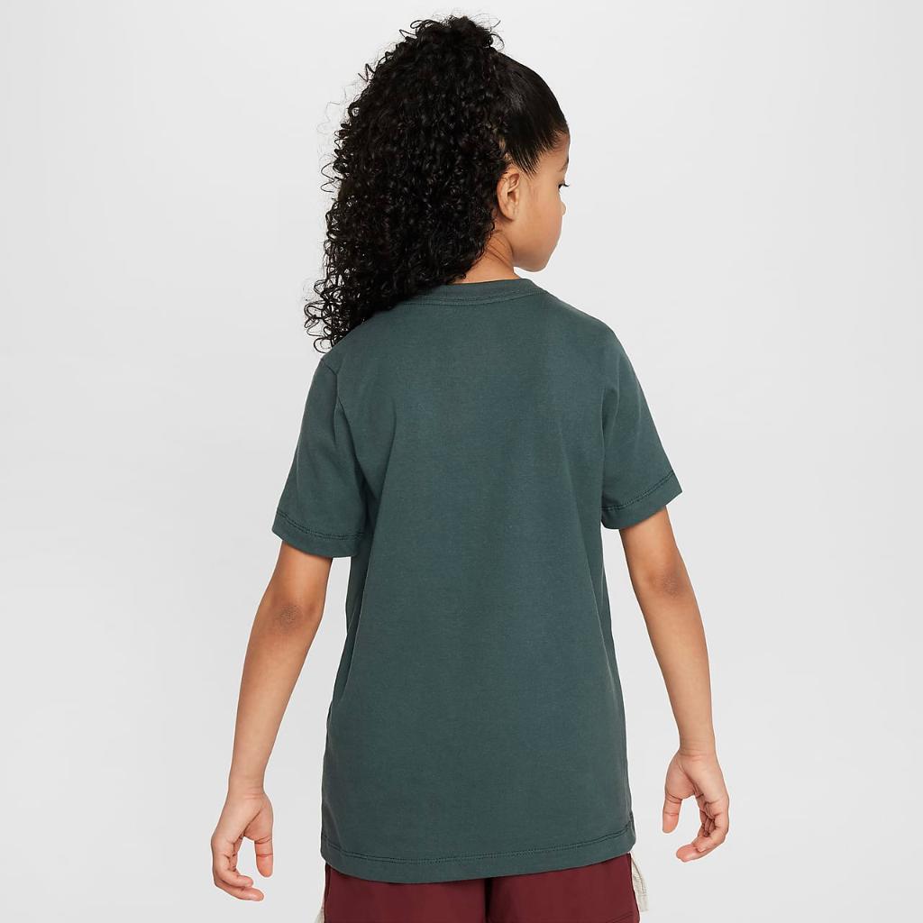 Nike Sportswear Big Kids&#039; Crew-Neck T-Shirt HQ2320-338