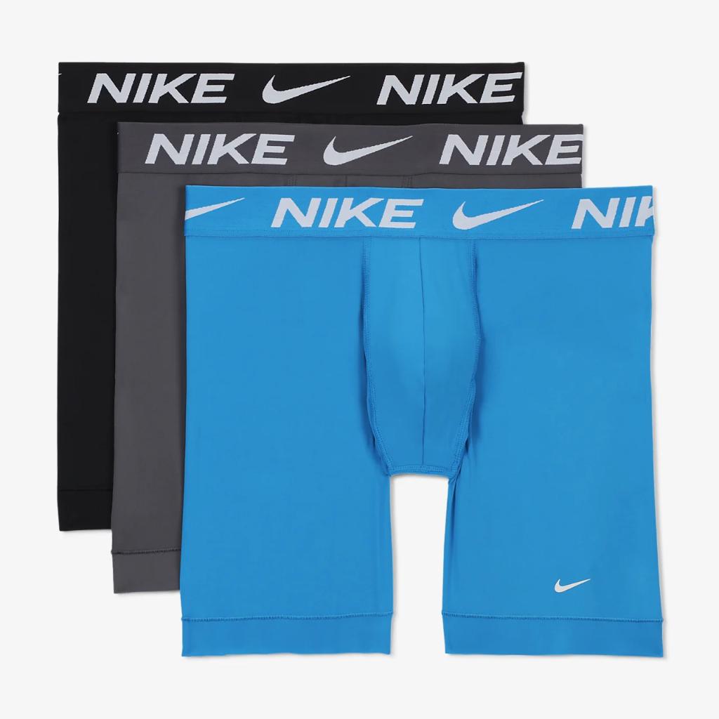Nike Dri-FIT Essential Micro Long Boxer Briefs (3-Pack) KE1158-461