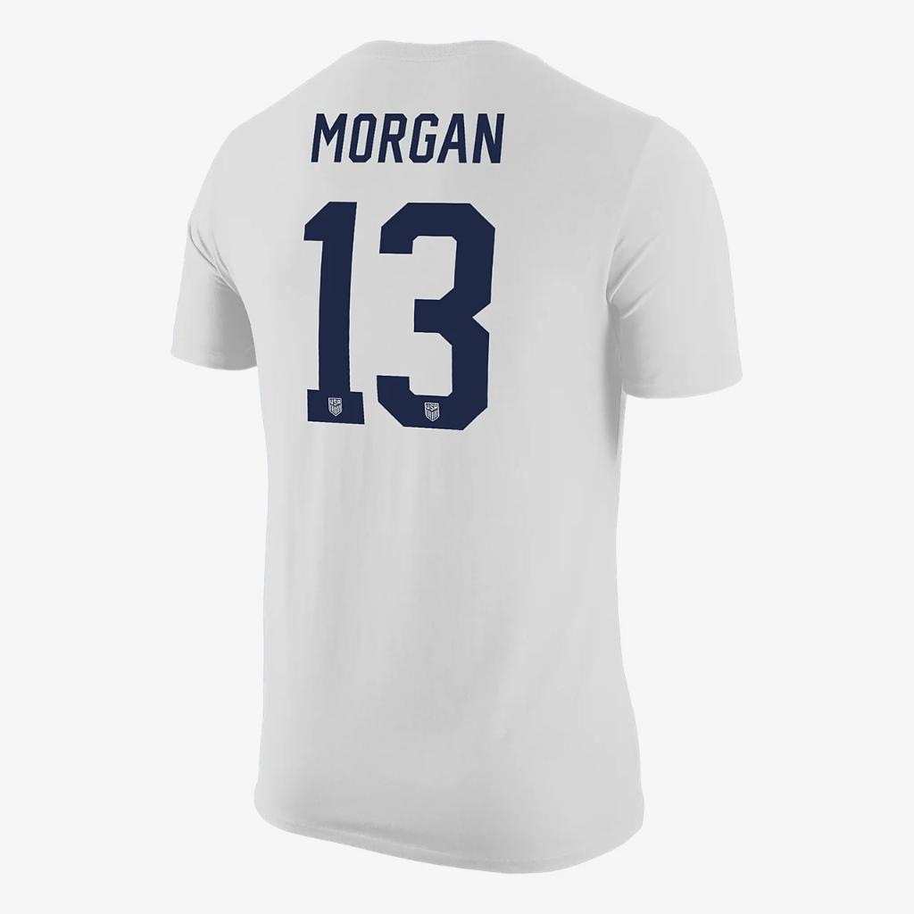 Alex Morgan USWNT Men&#039;s Nike Soccer T-Shirt M11332472W-MOR