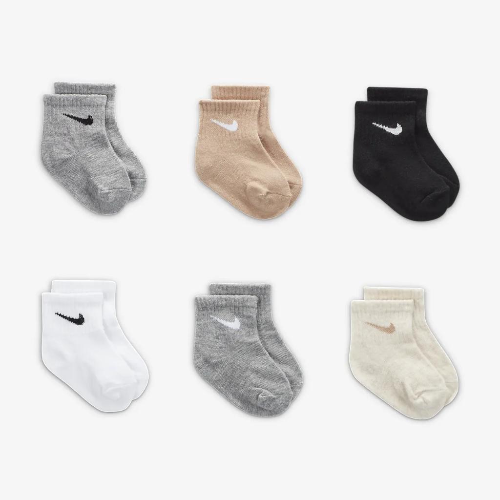 Nike Baby Ankle Socks (6 Pairs) MN0032-G0E
