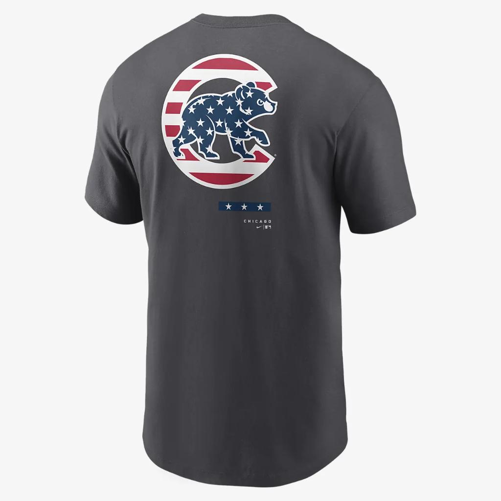 Chicago Cubs Americana Men&#039;s Nike MLB T-Shirt N19906FEJ-3P7