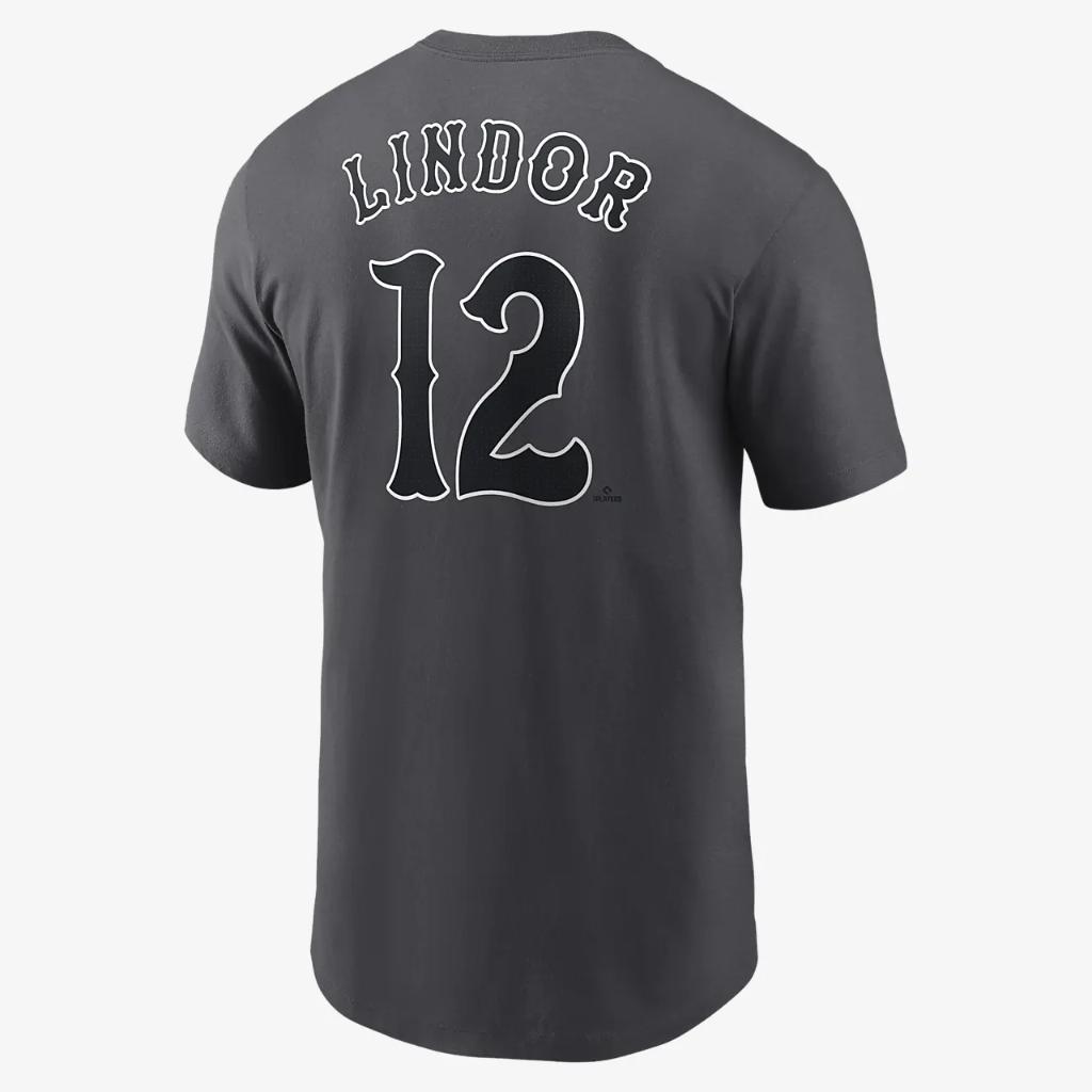 Francisco Lindor New York Mets City Connect Fuse Men&#039;s Nike MLB T-Shirt N19906FNM9-00B