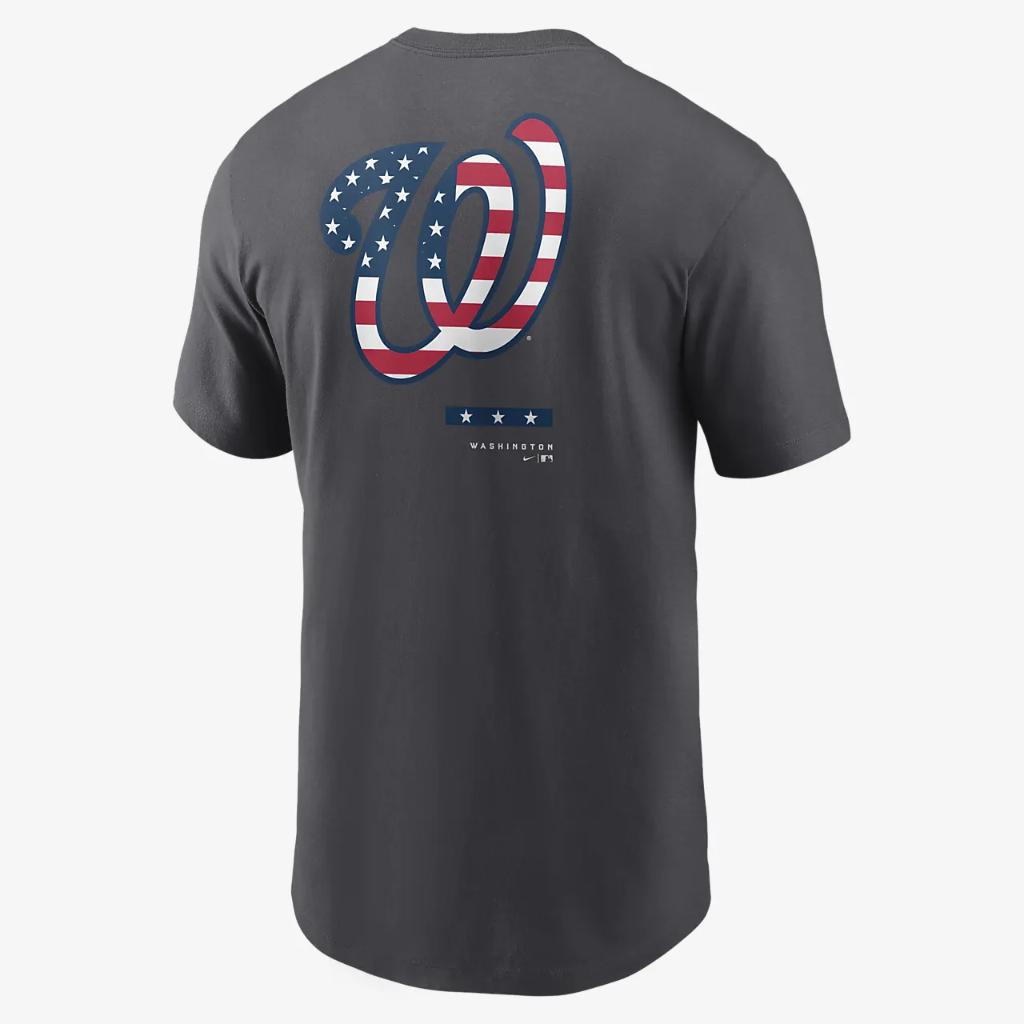 Washington Nationals Americana Men&#039;s Nike MLB T-Shirt N19906FWTL-3P7
