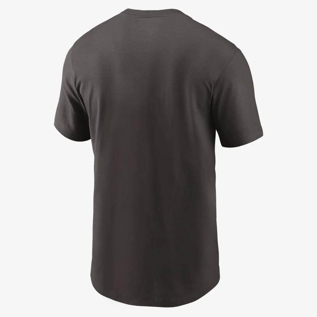 Nike Logo Essential (NFL Cleveland Browns) Men&#039;s T-Shirt N1992DI93-CLH
