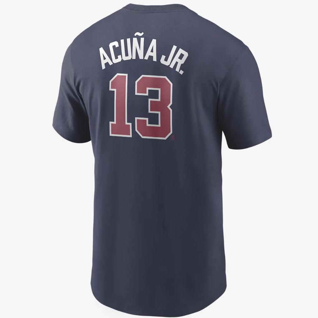 MLB Atlanta Braves (Ronald Acuna) Men&#039;s T-Shirt N19944BAW3-JKA