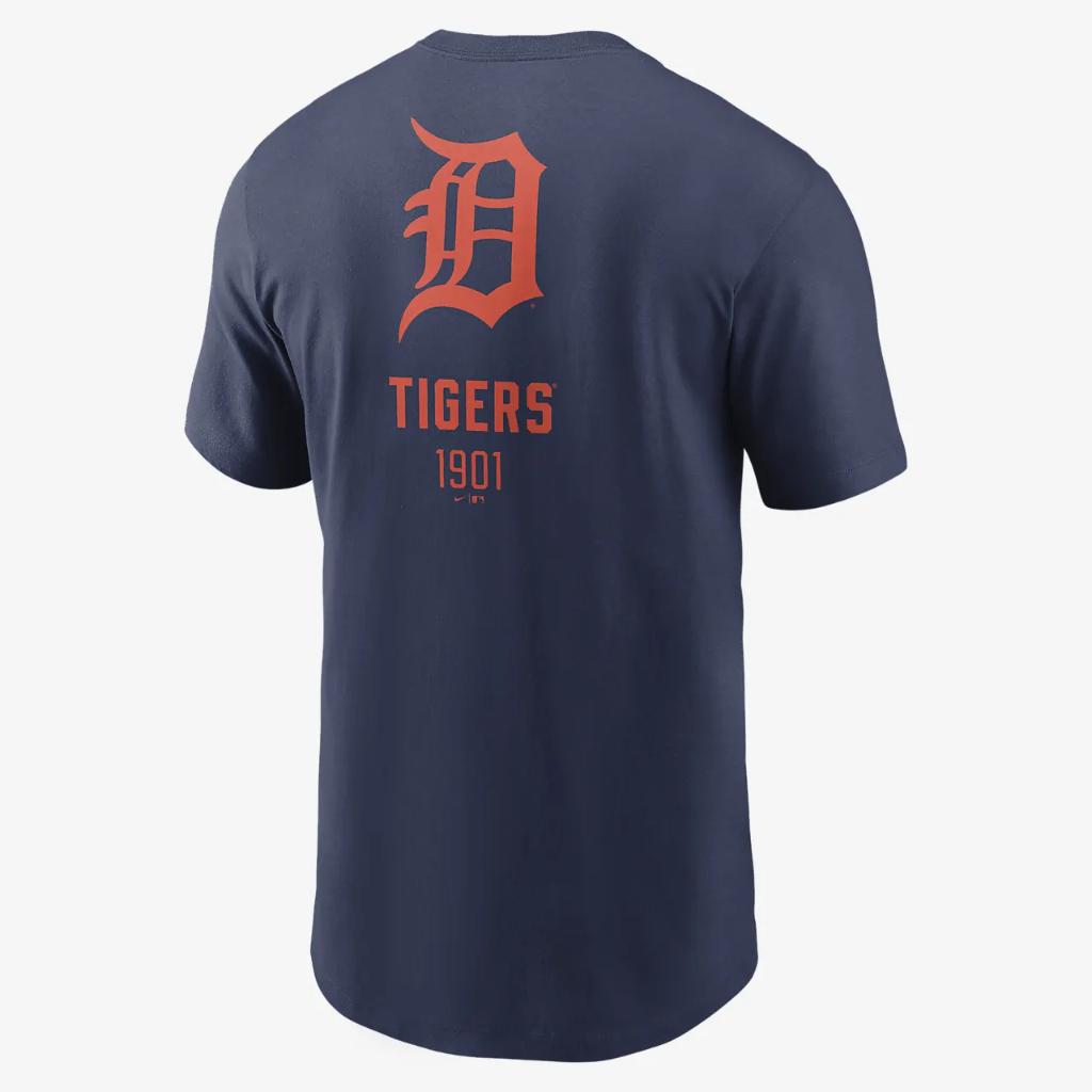 Detroit Tigers Large Logo Back Stack Men&#039;s Nike MLB T-Shirt N19944BDGLVQ-44B